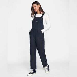 RVCA Black Overalls